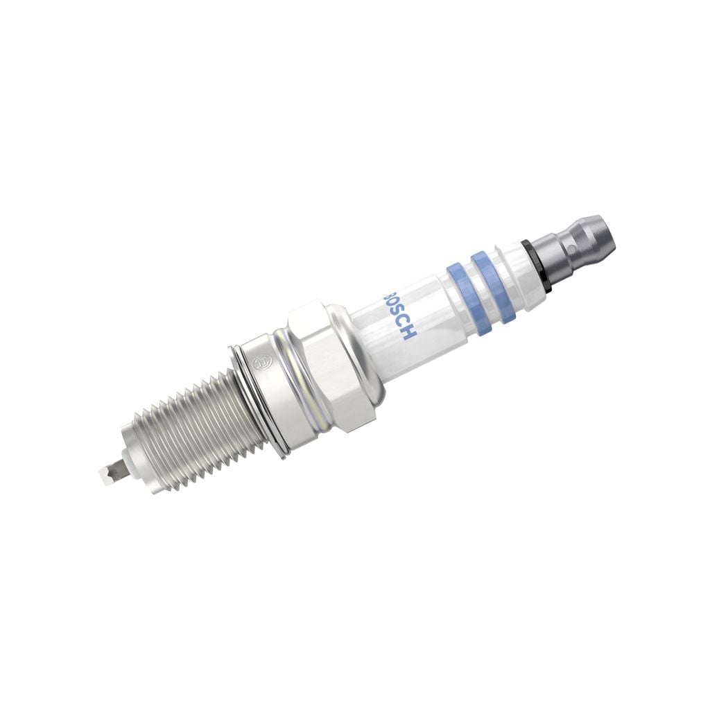 Bosch YR7DC N25 0242135801 M12x1.25 16mm Spark Plugs Set of 4 - Silver/White