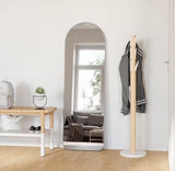 Umbra Hubba Arch Modern Decorative Leaner Mirror 158 x 51cm - Titanium - Kazoop 