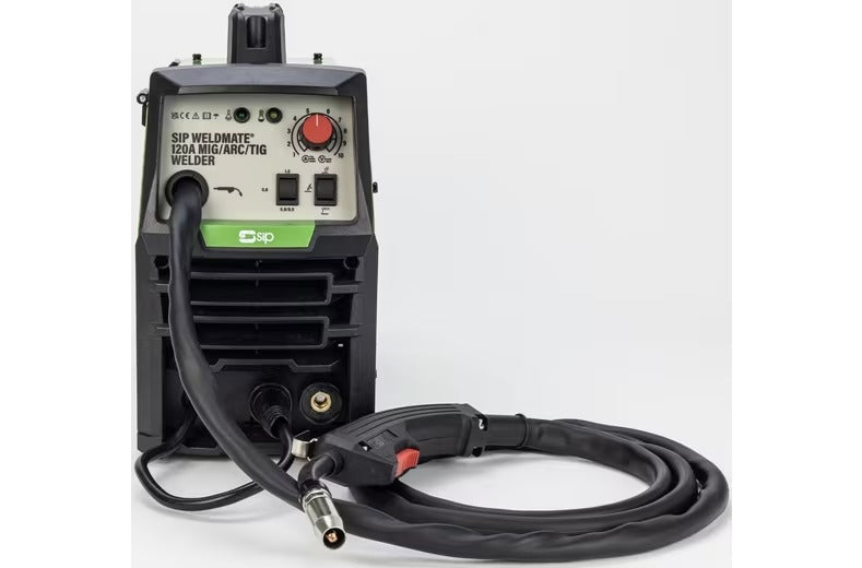 SIP 05731 WELDMATE 120A Multi Process MIG/ARC/TIG Inverter Welder 230v Green