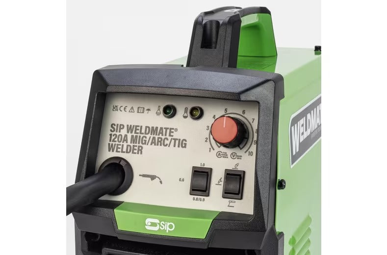 SIP 05731 WELDMATE 120A Multi Process MIG/ARC/TIG Inverter Welder 230v Green