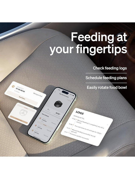 Petlibro Wet Food Plastic Pet Feeder H340 x W200 x D360mm - Multi