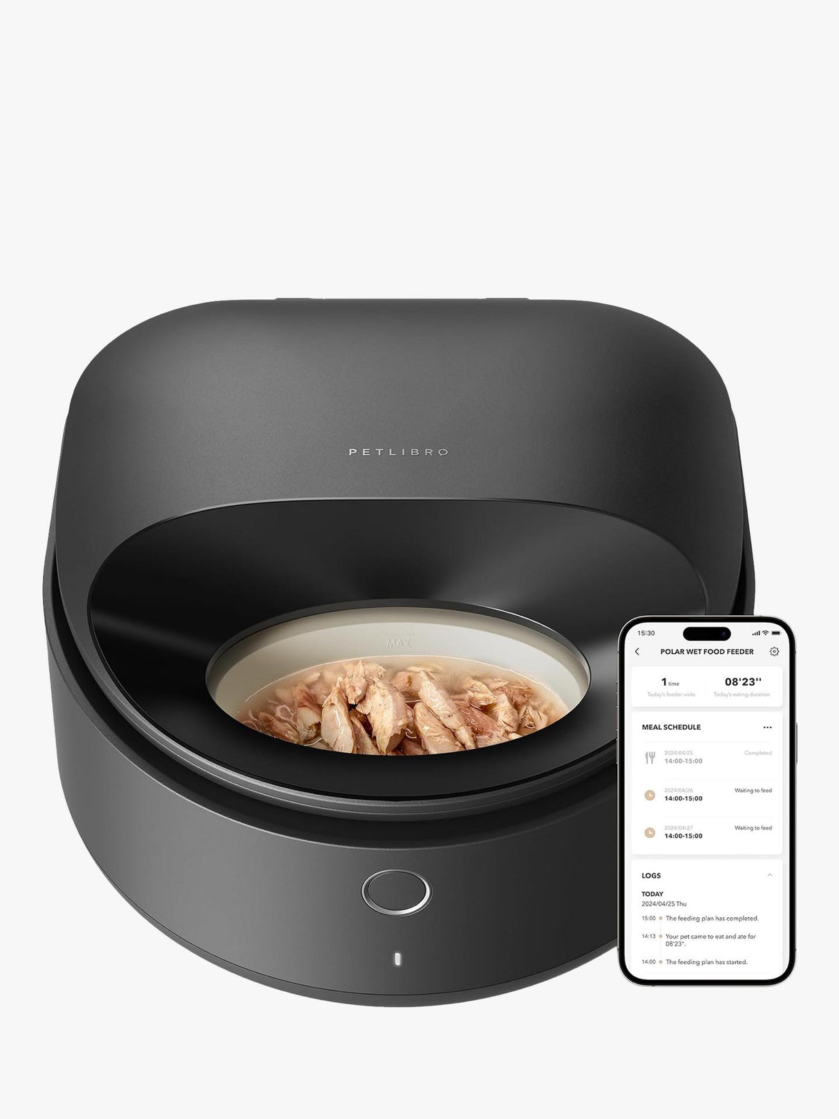 Petlibro Wet Food Plastic Pet Feeder H340 x W200 x D360mm - Multi