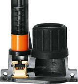 SKS Rennkompressor 10063 High Pressure Steel Floor Pump With MV Head Orange