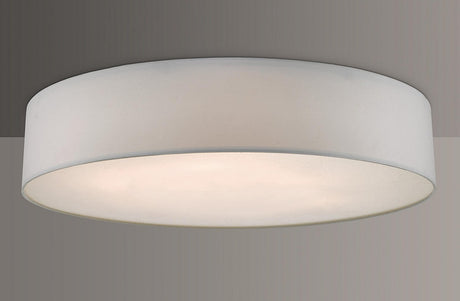 Dar Cierro 4 Light Diffuser Semi Flush Ceiling Light Dia.60cm - Ivory