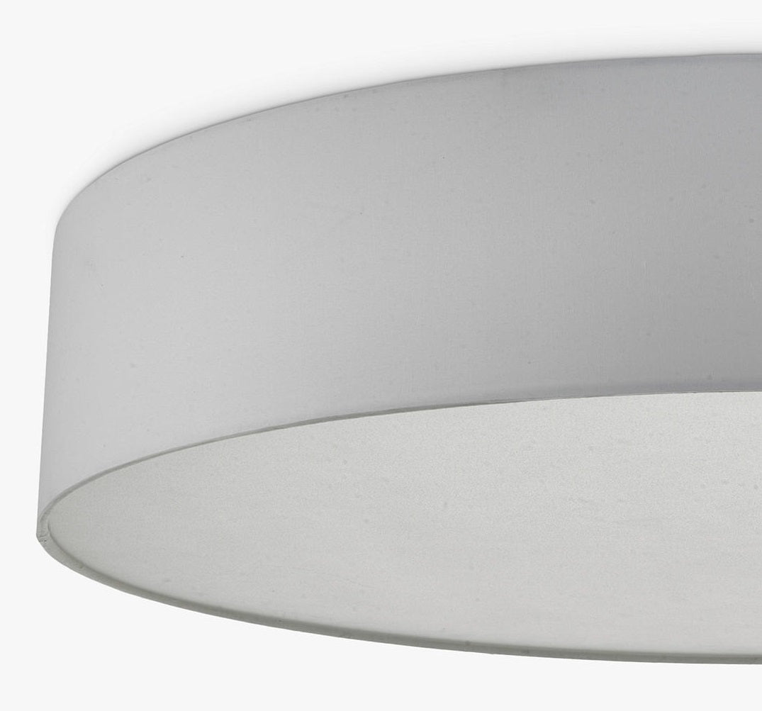 Dar Cierro 4 Light Diffuser Semi Flush Ceiling Light Dia.60cm - Ivory