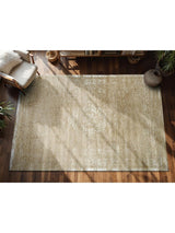 Louis De Poortere Medallion Abstract Traditional Rug 240x170cm - Milk Curry