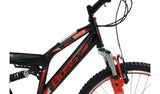 Boss Venom Full Suspension Mountain Bike 26" Wheels - 18" Frame - Black/Red