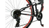 Boss Venom Full Suspension Mountain Bike 26" Wheels - 18" Frame - Black/Red