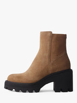rag & bone Women's Quinn Suede Block Heel Chelsea Boots - Brown UK 5.5/EU 38