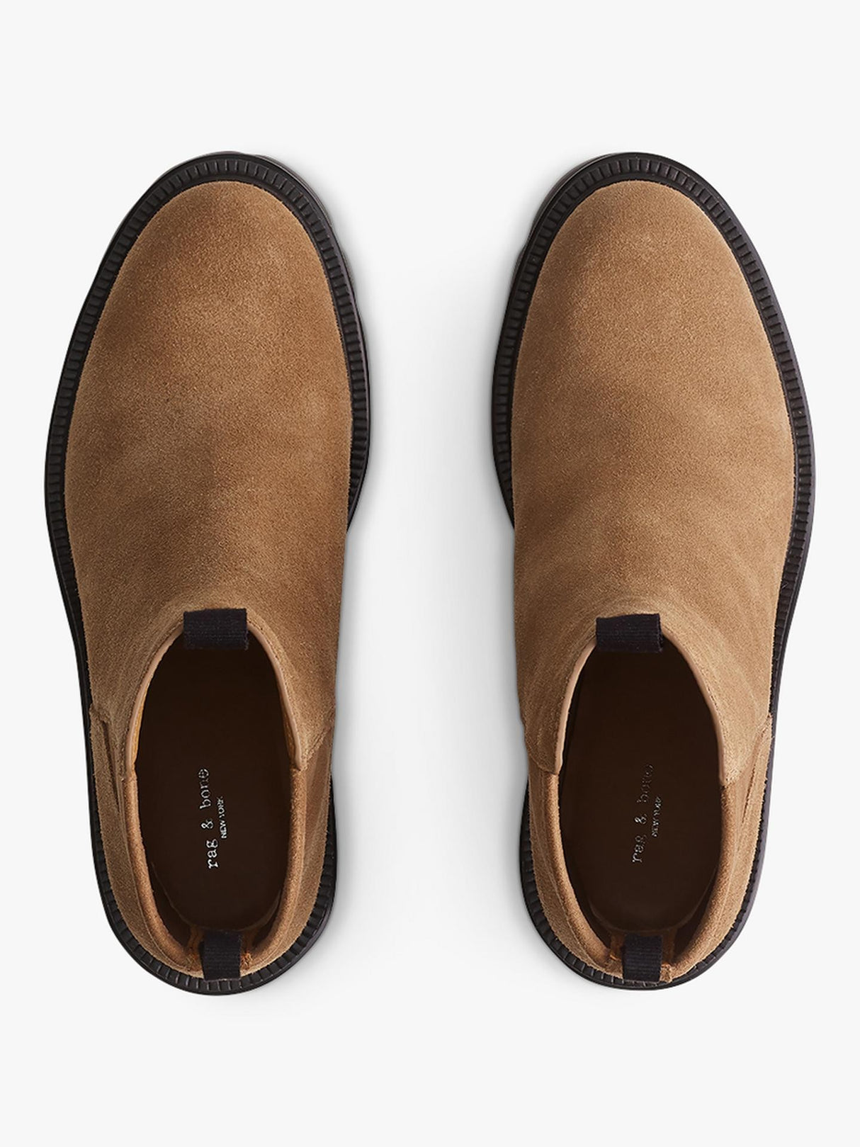 rag & bone Women's Quinn Suede Block Heel Chelsea Boots - Brown UK 5.5/EU 38