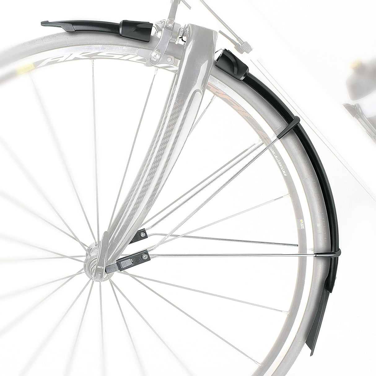 SKS Raceblade 28" 700c Wheel Long Front And Rear Plastic Mudguard Set Black