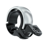 Knog Oi Classic Small Low Profile Bicycle Handlebar Bell 22.2mm - Silver