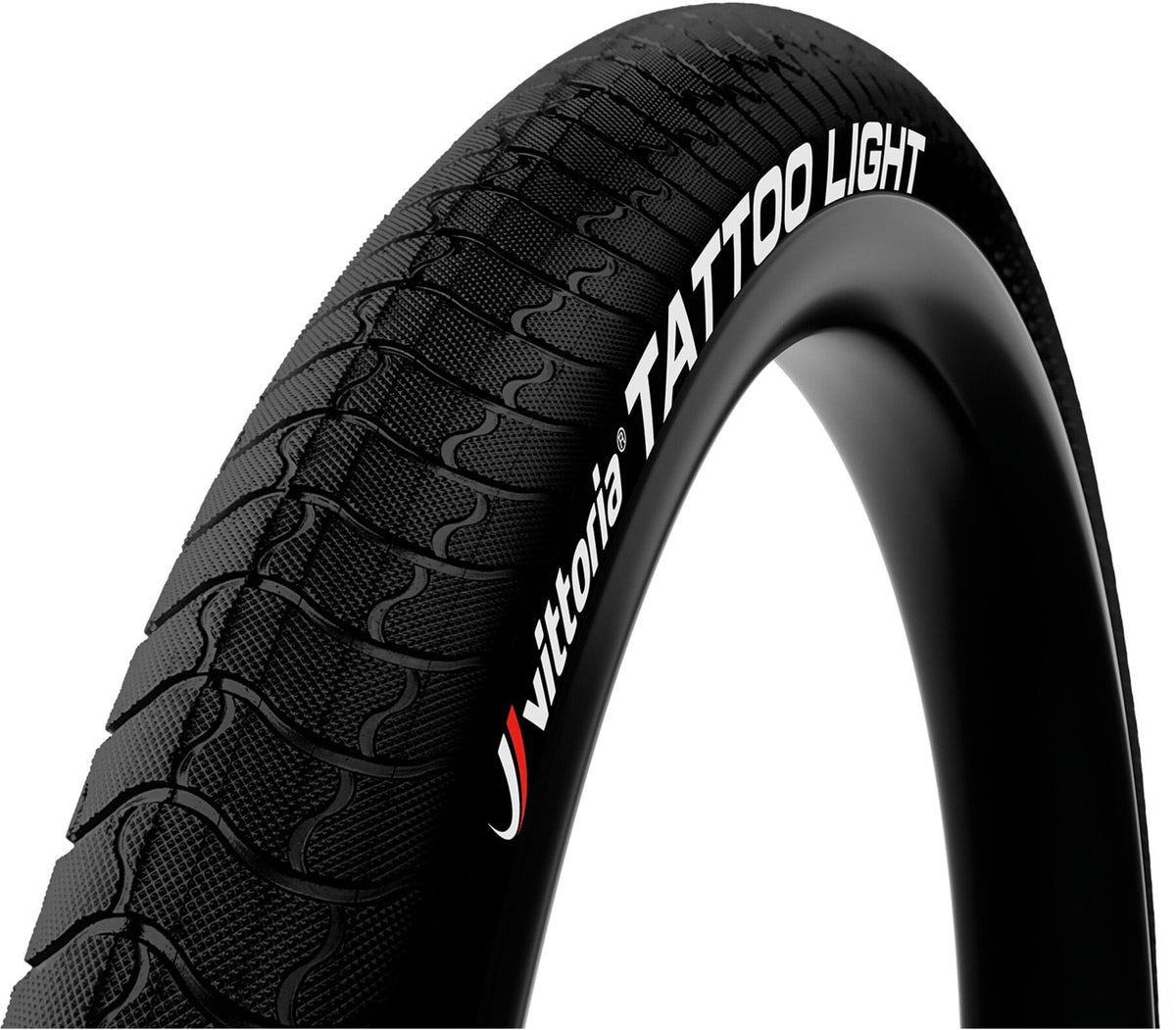 Vittoria Tattoo II 120 TPI Rigid Bead BMX Street Bike Tyre 20 x 2.4 - Black