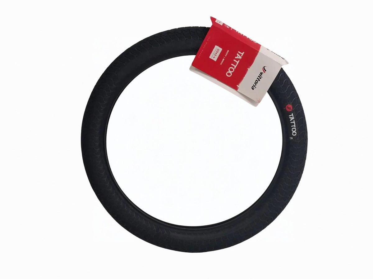 Vittoria Tattoo II 120 TPI Rigid Bead BMX Street Bike Tyre 20 x 2.4 - Black