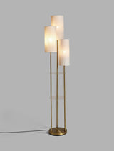 John Lewis Cluster Trio Shelf Floor Lamp 3 Light Shelves E27 173cm - Brass