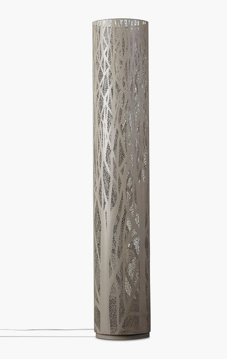John Lewis & Partners Devon Woodland Floor Lamp H121cm - Taupe