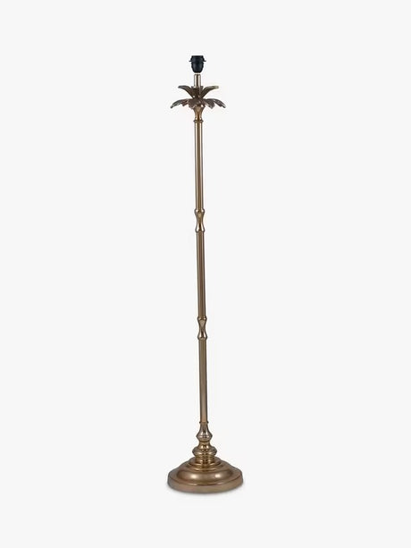 Pacific Palm Tree Indoor Corded Decorative Floor Lamp Base 135 x 25cm - Gold