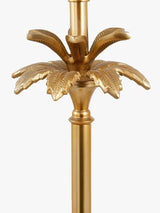 Pacific Palm Tree Indoor Corded Decorative Floor Lamp Base 135 x 25cm - Gold