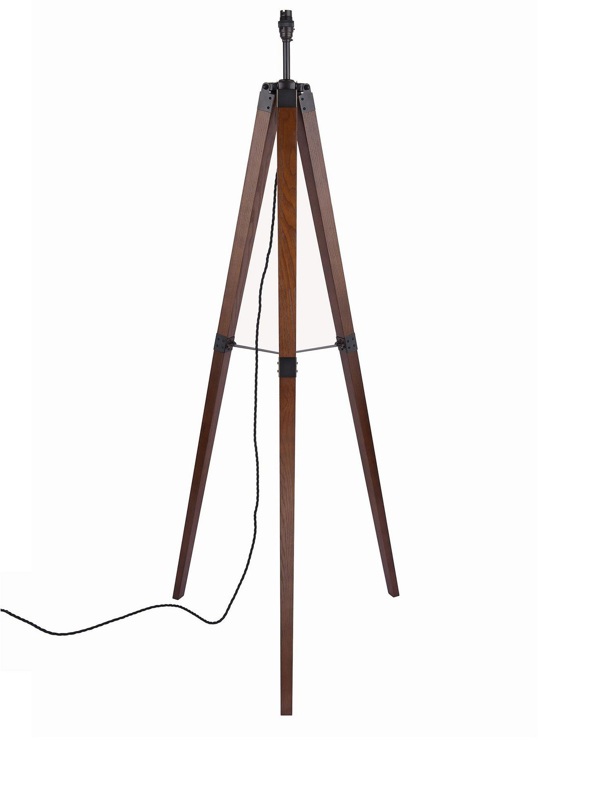 Laura Ashley Burdale Tripod Indoor Floor Lamp (No Shade) - Antique Brass A