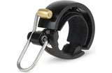 Knog Oi Luxe Bicycle Bell Fits Circular Bar - 15x48x66mm Large - Black