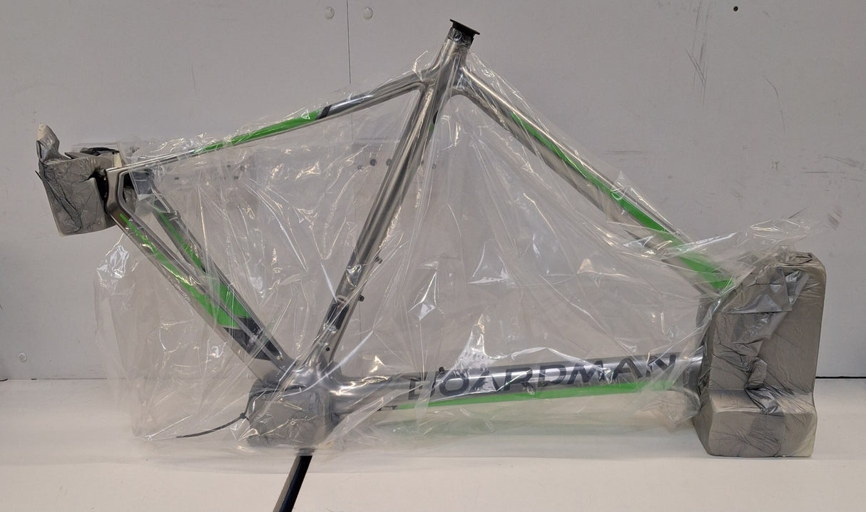 Boardman C7 Pro Carbon Road Bike Frame Only - Silver/Green - XL 57.5cm