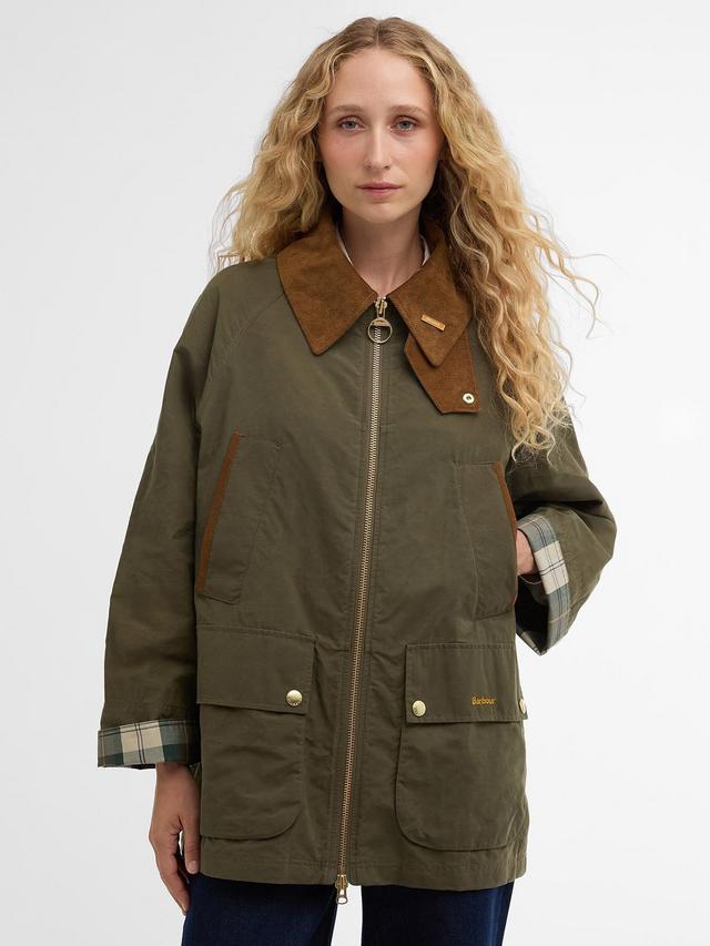 Barbour Icons Bedale Showerproof Women's Jacket - Ivy Green/Ancient Size 18