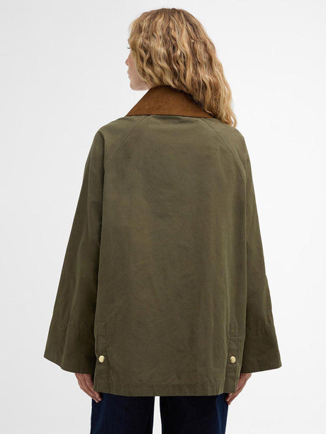 Barbour Icons Bedale Showerproof Women's Jacket - Ivy Green/Ancient Size 18