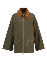 Barbour Icons Bedale Showerproof Women's Jacket - Ivy Green/Ancient Size 18