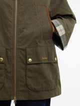 Barbour Icons Bedale Showerproof Women's Jacket - Ivy Green/Ancient Size 18