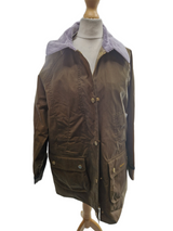Barbour Icons Women's Beadnell Casual Waxed Jacket - Sand/Heather Mist - UK 14