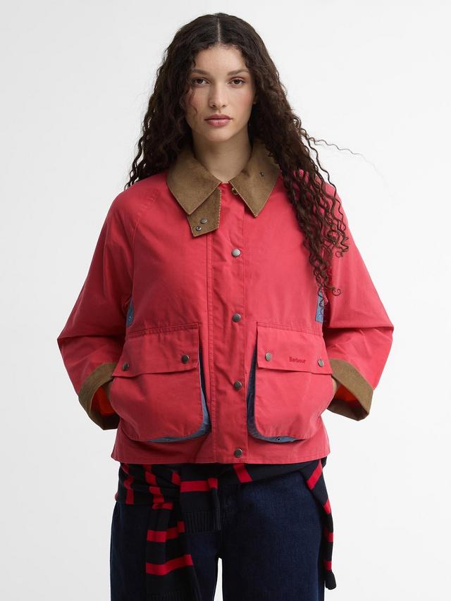 Barbour Paul Smith Spey Casual Women's Jacket Winterberry/Ancient - Size 10