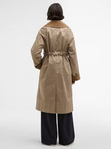 Barbour Women's Reagan Showerproof Longline Trench Coat - Beige - UK 14