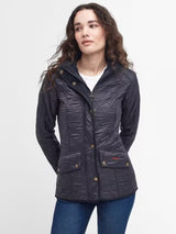 Barbour Cavalry Women’s Polarquilt Equestrian Jacket - Dark Navy - Size 6
