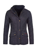 Barbour Cavalry Women’s Polarquilt Equestrian Jacket - Dark Navy - Size 6