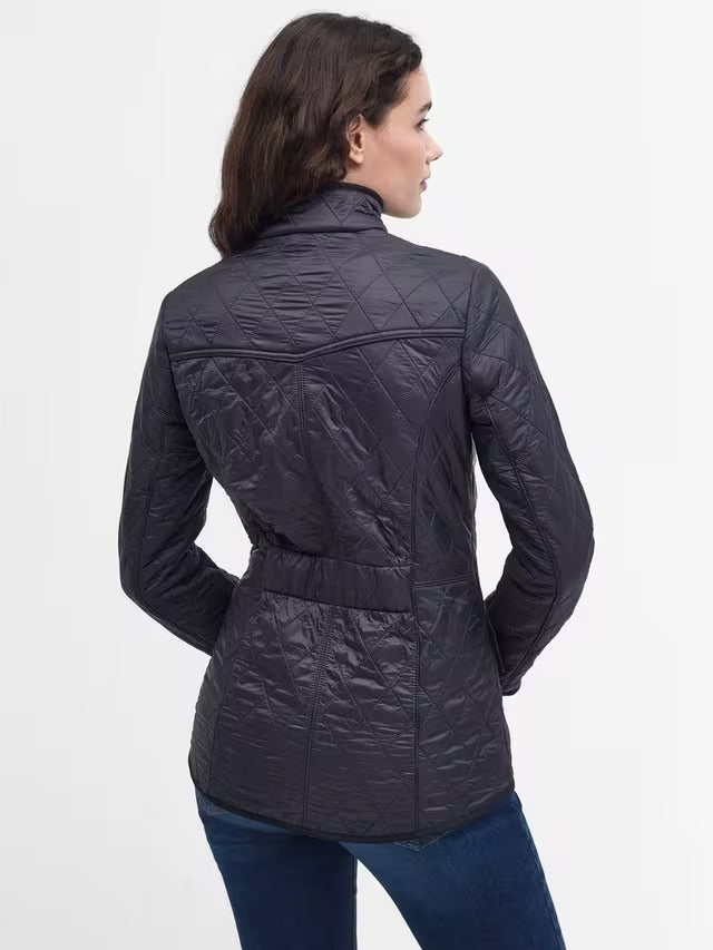 Barbour Cavalry Women’s Polarquilt Equestrian Jacket - Dark Navy - Size 6