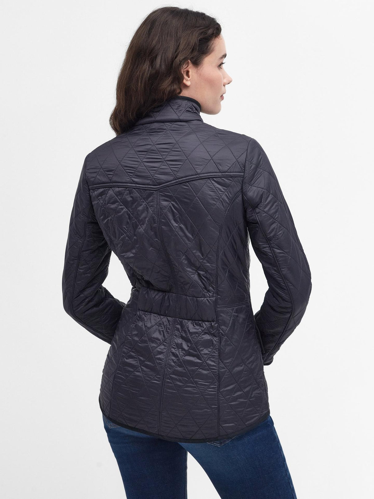 Barbour Women's Cavalry Polarquilt Lightweight Jacket - Dark Navy - UK 8