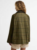 Barbour Icons Modern Beadnell Tartan Women's Casual Jacket Green/Multi UK 10