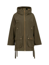 Barbour Middlemarch Showerproof Zipped Women's Casual Coat - Green UK 12