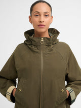Barbour Middlemarch Showerproof Zipped Women's Casual Coat - Green UK 12