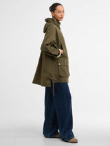 Barbour Middlemarch Showerproof Zipped Women's Casual Coat - Green UK 12