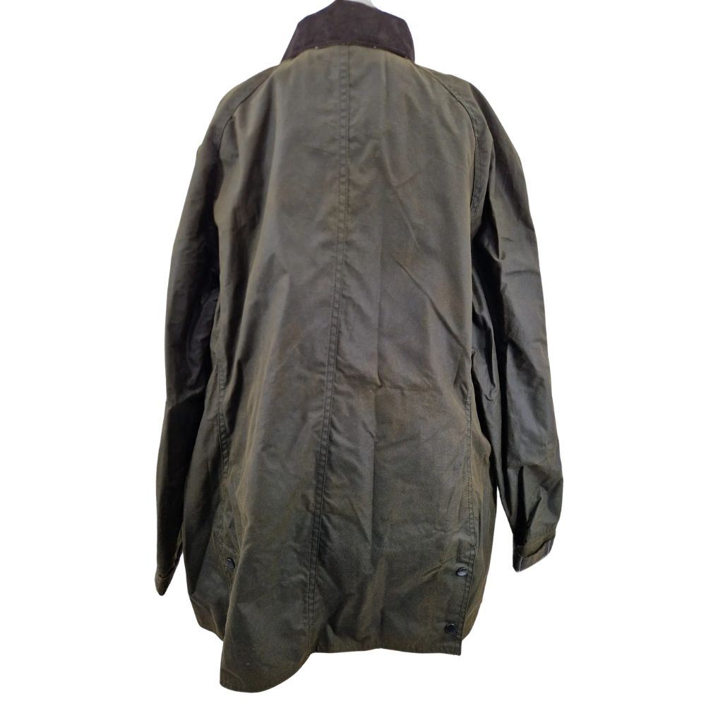 Barbour Classic Beadnell Sylkoil Waxed Cotton Jacket - UK Size 18 - Olive