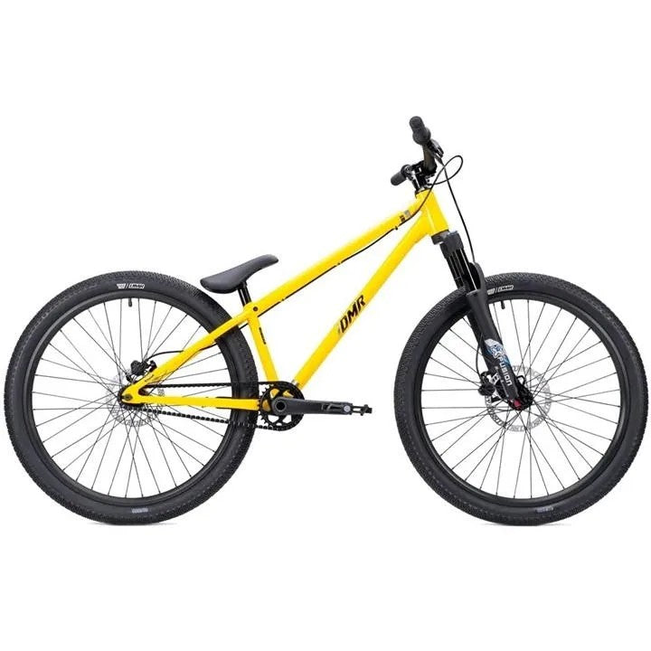DMR Sect Pro 26" Wheel Hydraulic Brakes Single Speed  Jump Bike Dakar Yellow