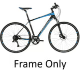 Boardman MX Sport Men's Hybrid Bike Frame Only - Shiny Black/Blue - Small 45cm