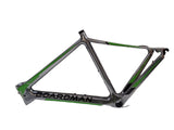 Boardman Road Pro Disc 700c Carbon Bike Frame - Silver/Green - 51.5cm Small