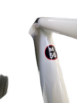 Boardman Team TT Triathlon Road Bike Frame Only 56cm Medium Alloy 700C - White