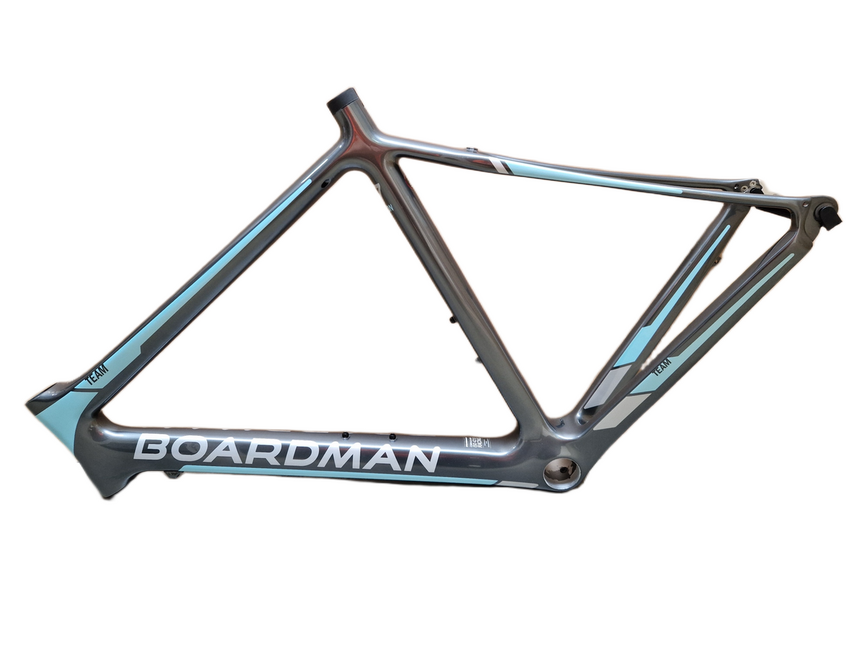 Boardman BBL Road Team Carbon Fibre Frame Only 700C 53 cm XL Silver Grey