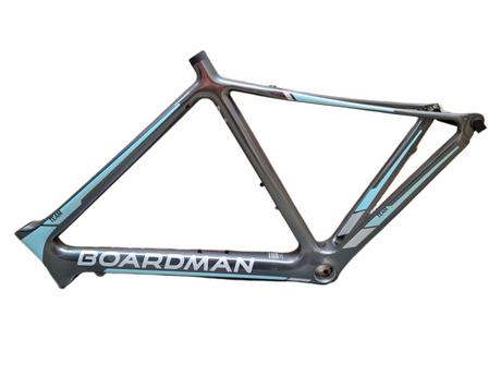 Boardman BBL Road Team Carbon Fibre Frame Only 700C 53 cm XL Silver Grey