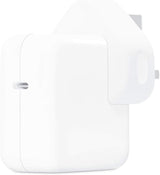 Genuine Apple MY1W2B/A 30 W USB Type-C Fast Charging Power Adapter - White