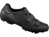 Shimano XC1 Mens Synthetic Leather Straps MTB Cycling Shoes Size 44 EU Black