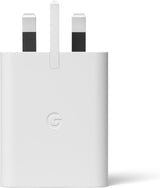 Google Pixel 2021 30W USB-C Fast Charger Plug with Type C Cable - White - Kazoop 